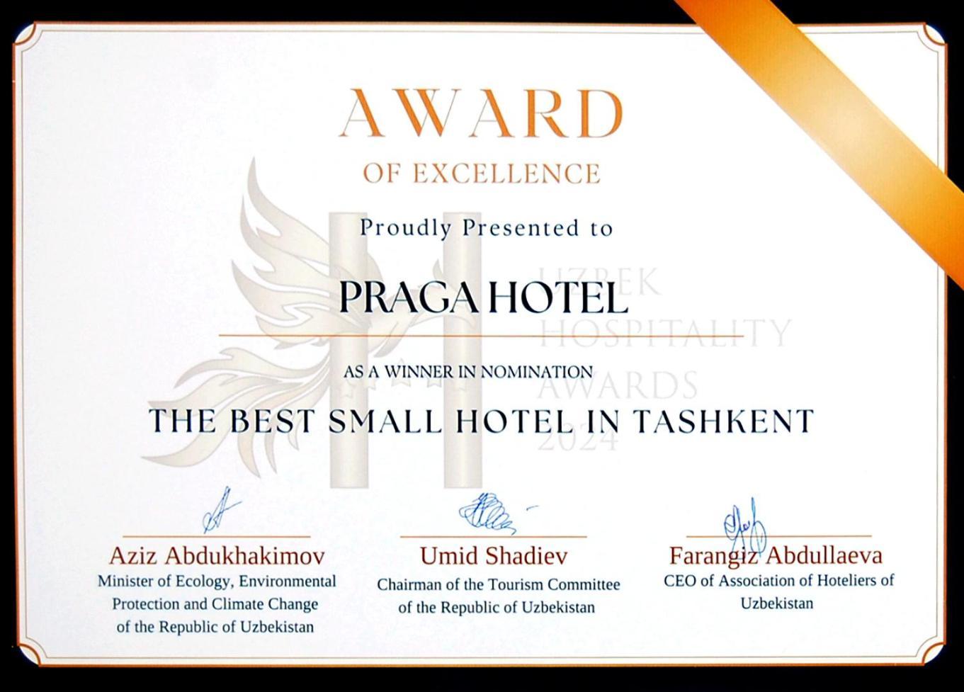 Praga Hotel Τασκένδη Εξωτερικό φωτογραφία